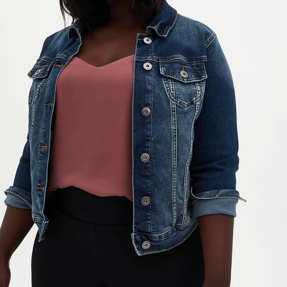 torrid Jackets & Blazers - Torrid denim trucker jacket